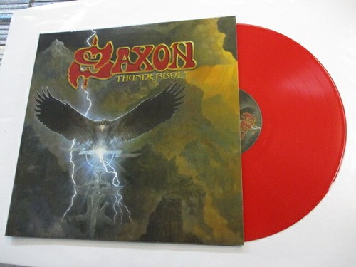 Saxon thunderbolt lp - thunderbolt, red