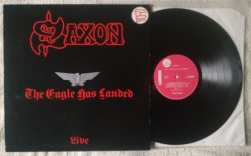 Saxon the eagle has - has, landed