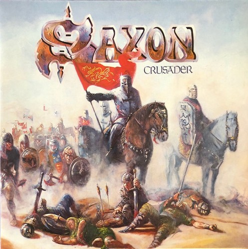 Saxon crusader lp album - -, (lp,