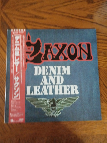 Saxon denim and - saxon, leather"