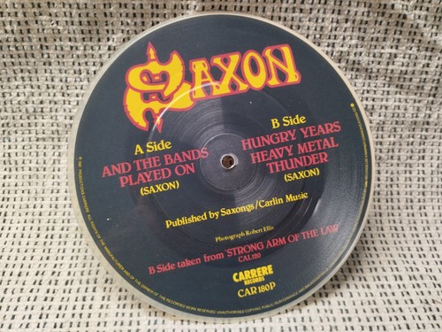 Saxon 45t picture disc - 7", and