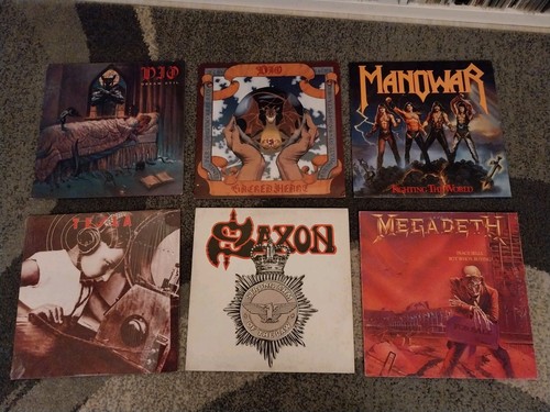 Lotto vinili heavy metal - lp,